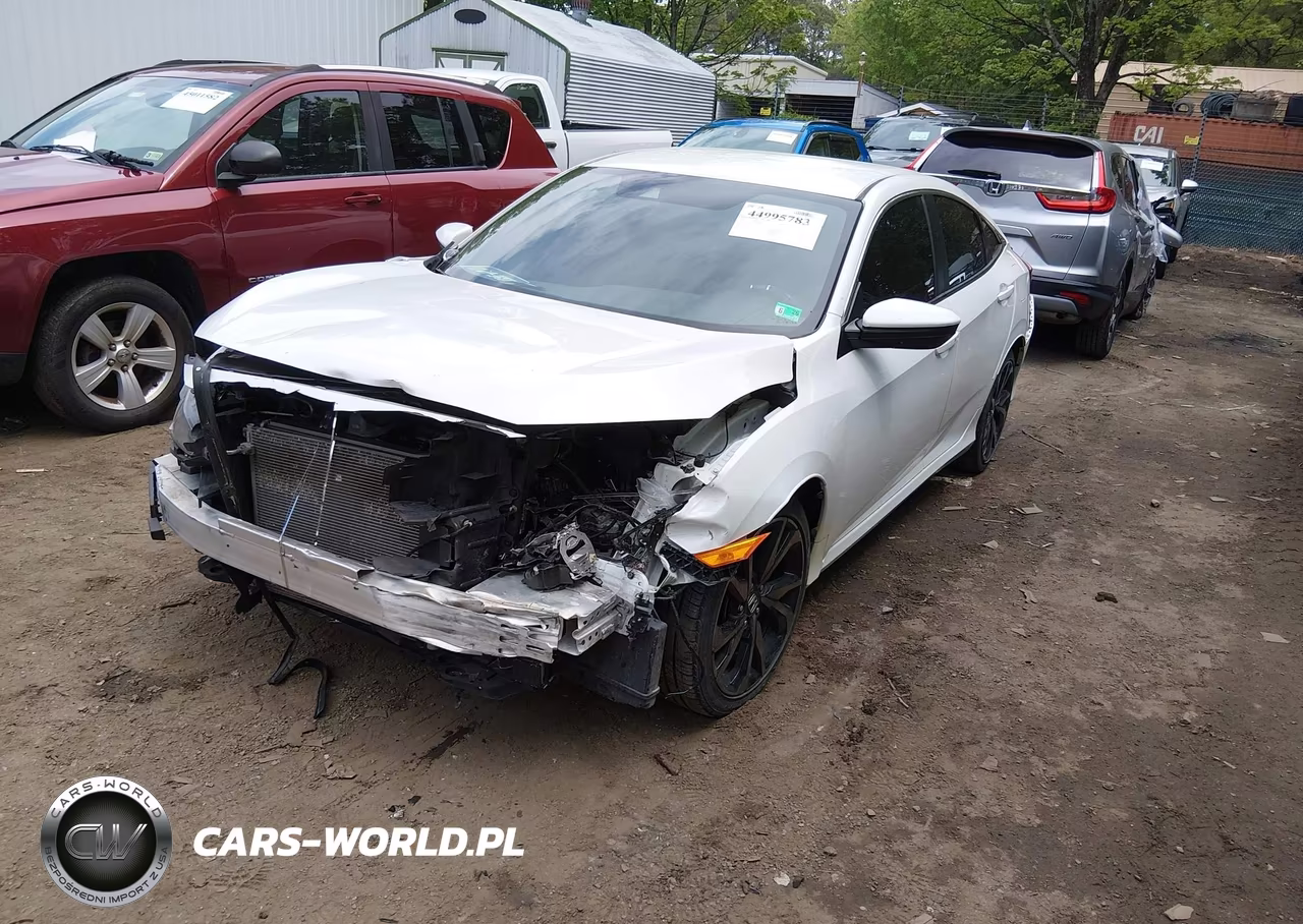 2019 Honda Civic Sport VIN:2HGFC2F8XKH598849 - 2