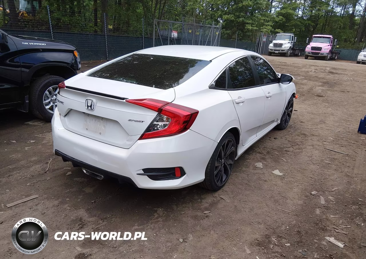 2019 Honda Civic Sport VIN:2HGFC2F8XKH598849 - 4