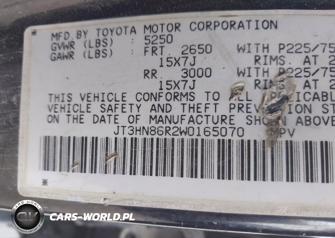 1998 Toyota 4Runner Sr5 V6 VIN:JT3HN86R2W0165070 - 9