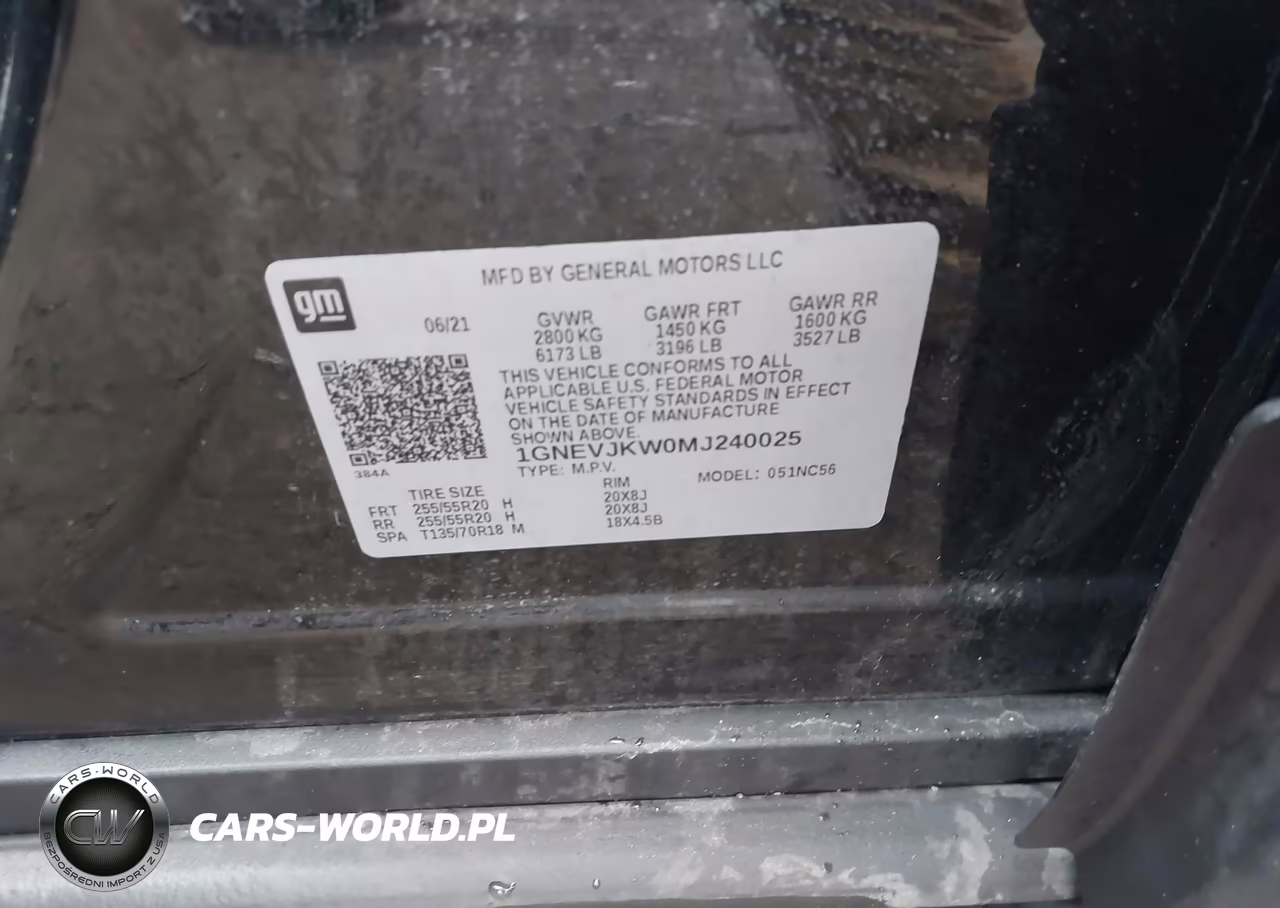 2021 Chevrolet Traverse Awd Rs VIN:1GNEVJKW0MJ240025 - 9