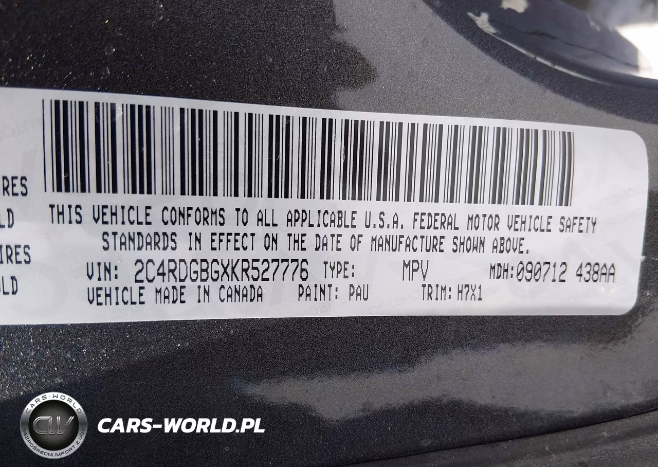 2019 Dodge Grand Caravan Se VIN:2C4RDGBGXKR527776 - 9