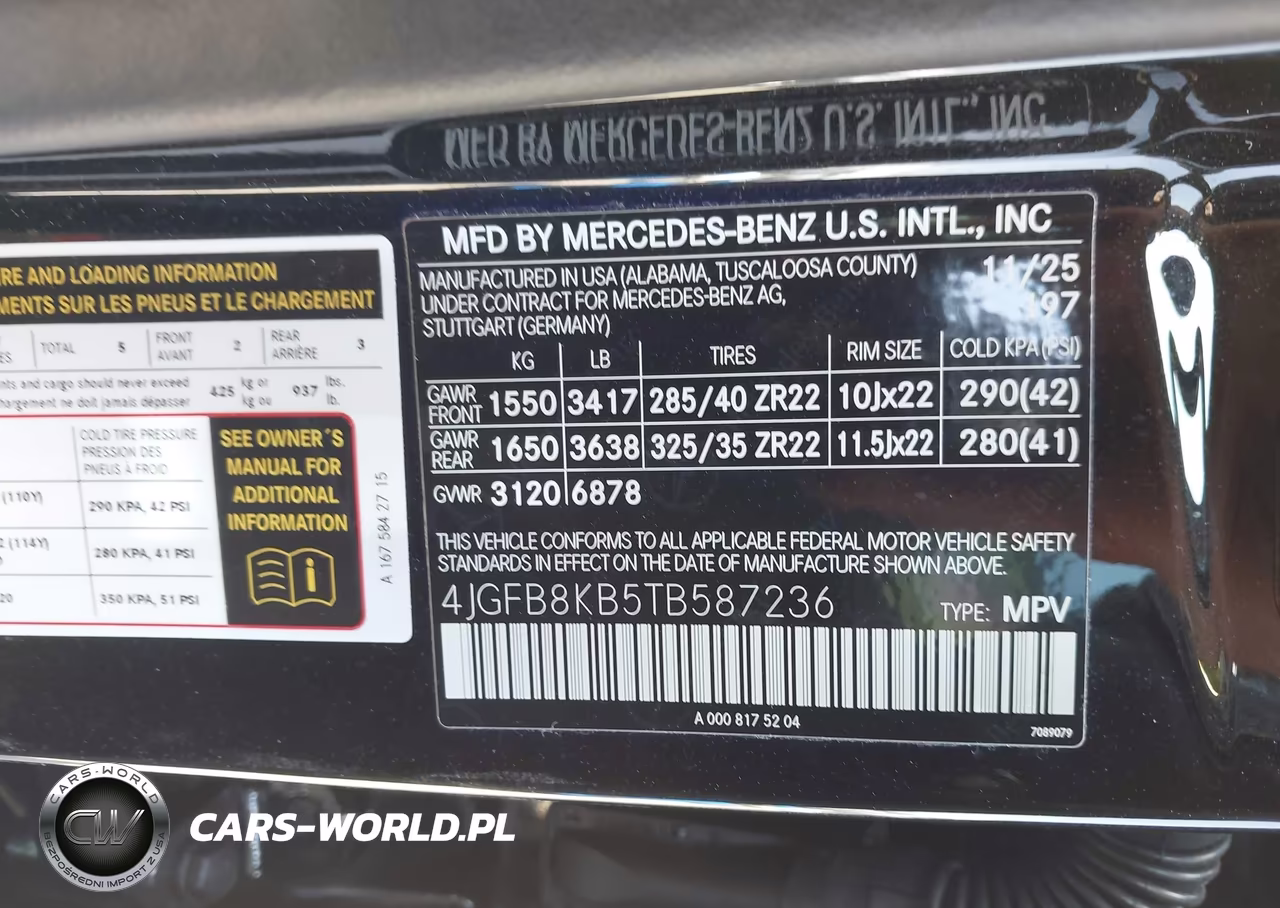2026 Mercedes-Benz Amg Gle 63 S 4Matic+ VIN:4JGFB8KB5TB587236 - 9