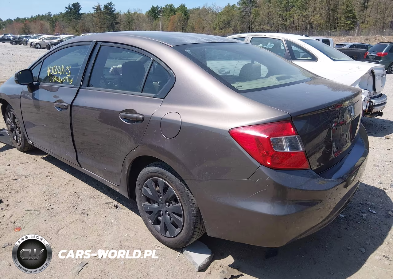2012 Honda Civic Lx VIN:2HGFB2F5XCH537978 - 3