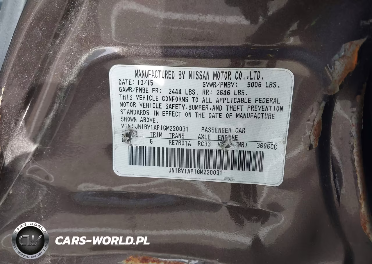 2016 Infiniti Q70 3.7 VIN:JN1BY1AP1GM220031 - 9