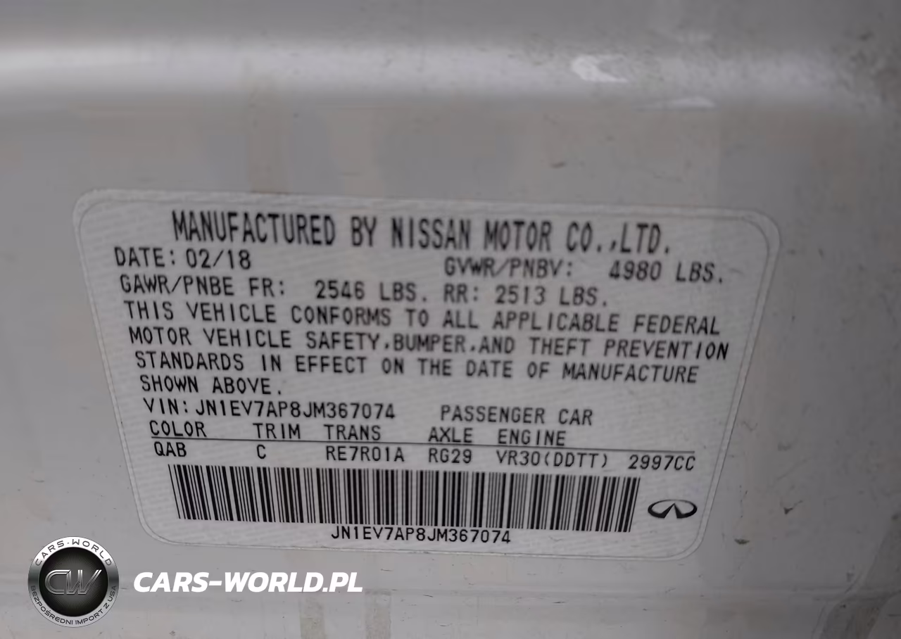 2018 Infiniti Q50 3.0T Luxe VIN:JN1EV7AP8JM367074 - 9
