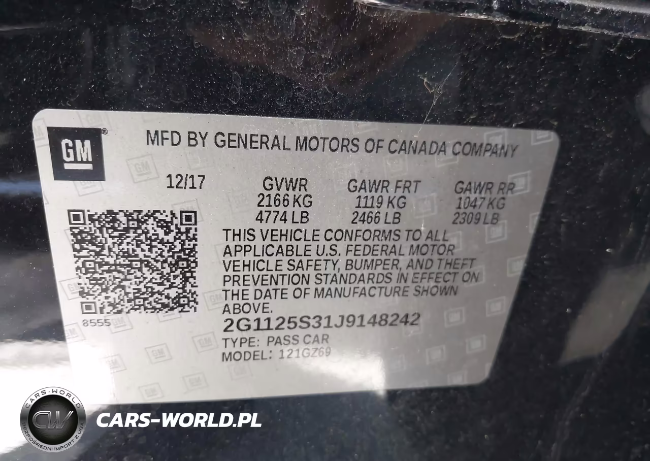 2018 Chevrolet Impala 2Lz VIN:2G1125S31J9148242 - 9