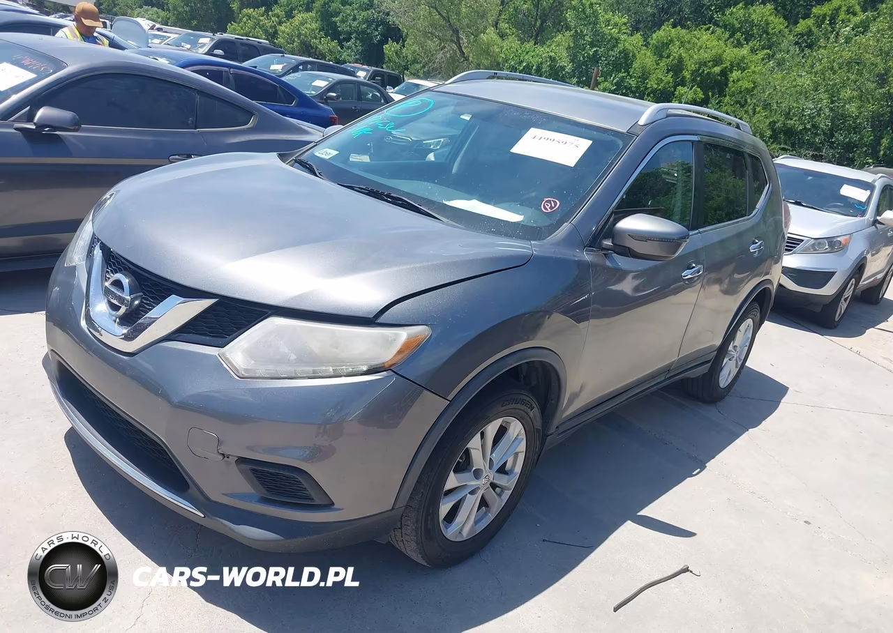2016 Nissan Rogue Sv VIN:KNMAT2MV5GP660534 - 2