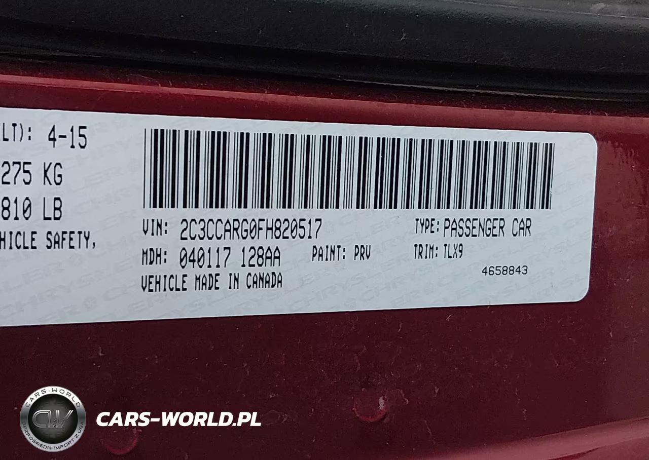 2015 Chrysler 300 Limited VIN:2C3CCARG0FH820517 - 9