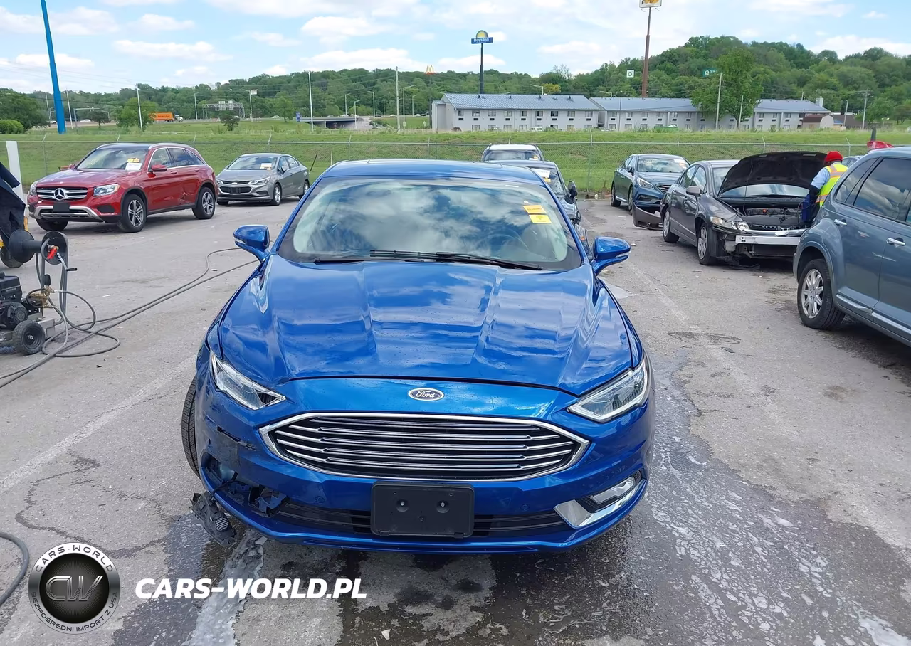2017 Ford Fusion Hybrid Titanium VIN:3FA6P0RU5HR206637 - 12