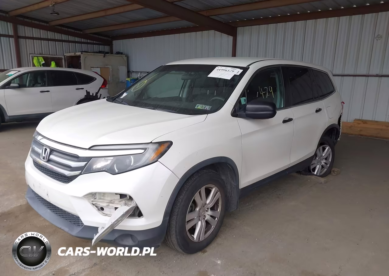 2018 Honda Pilot Lx VIN:5FNYF5H17JB001922 - 2