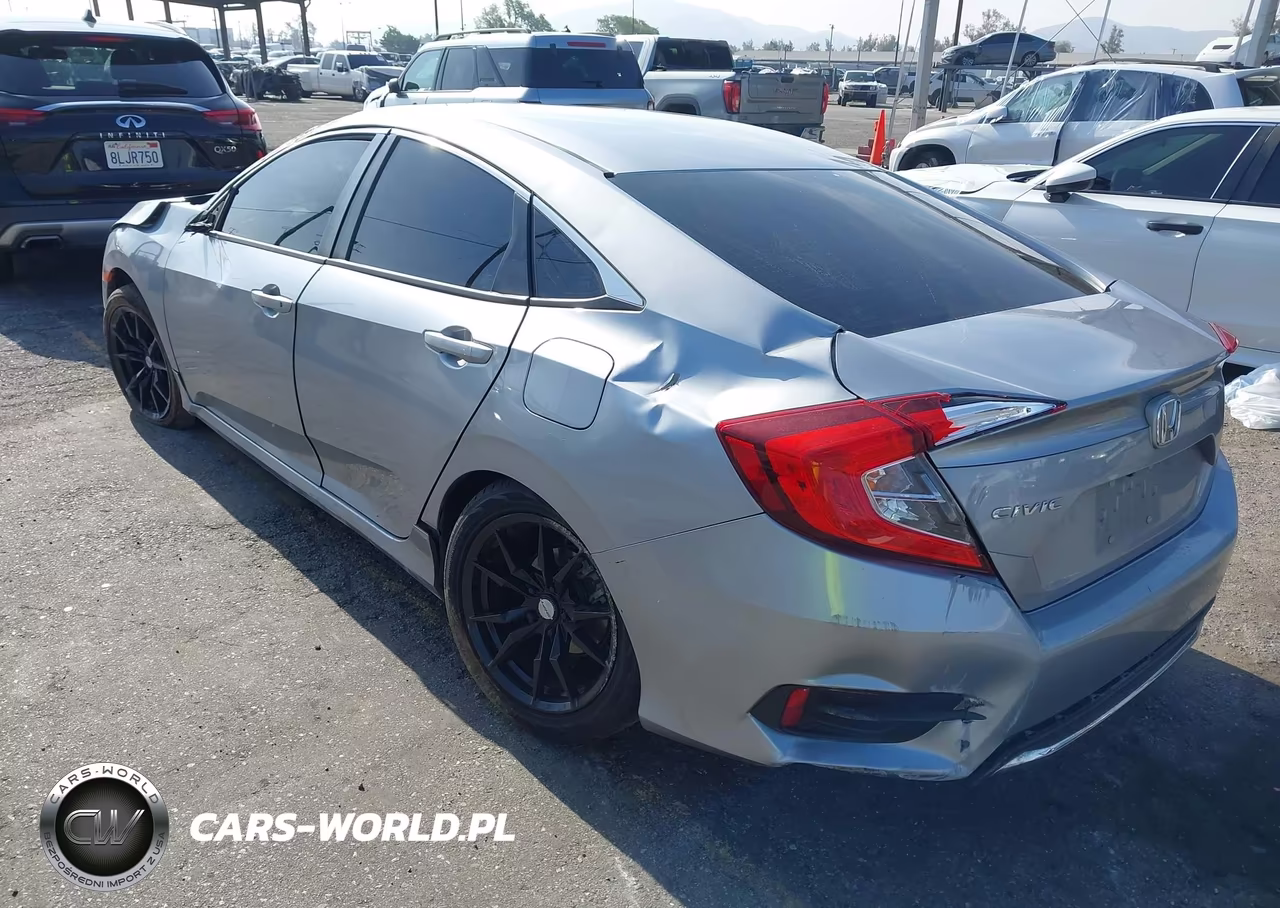 2019 Honda Civic Lx VIN:19XFC2F62KE210764 - 3
