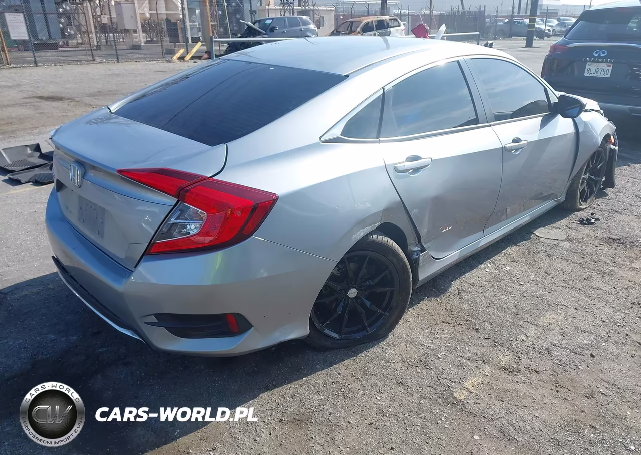 2019 Honda Civic Lx VIN:19XFC2F62KE210764 - 4