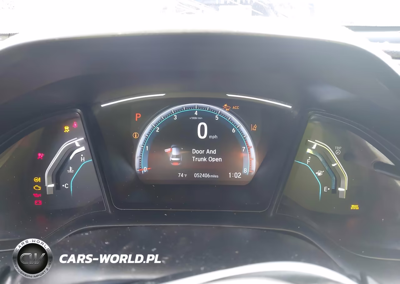 2019 Honda Civic Lx VIN:19XFC2F62KE210764 - 7