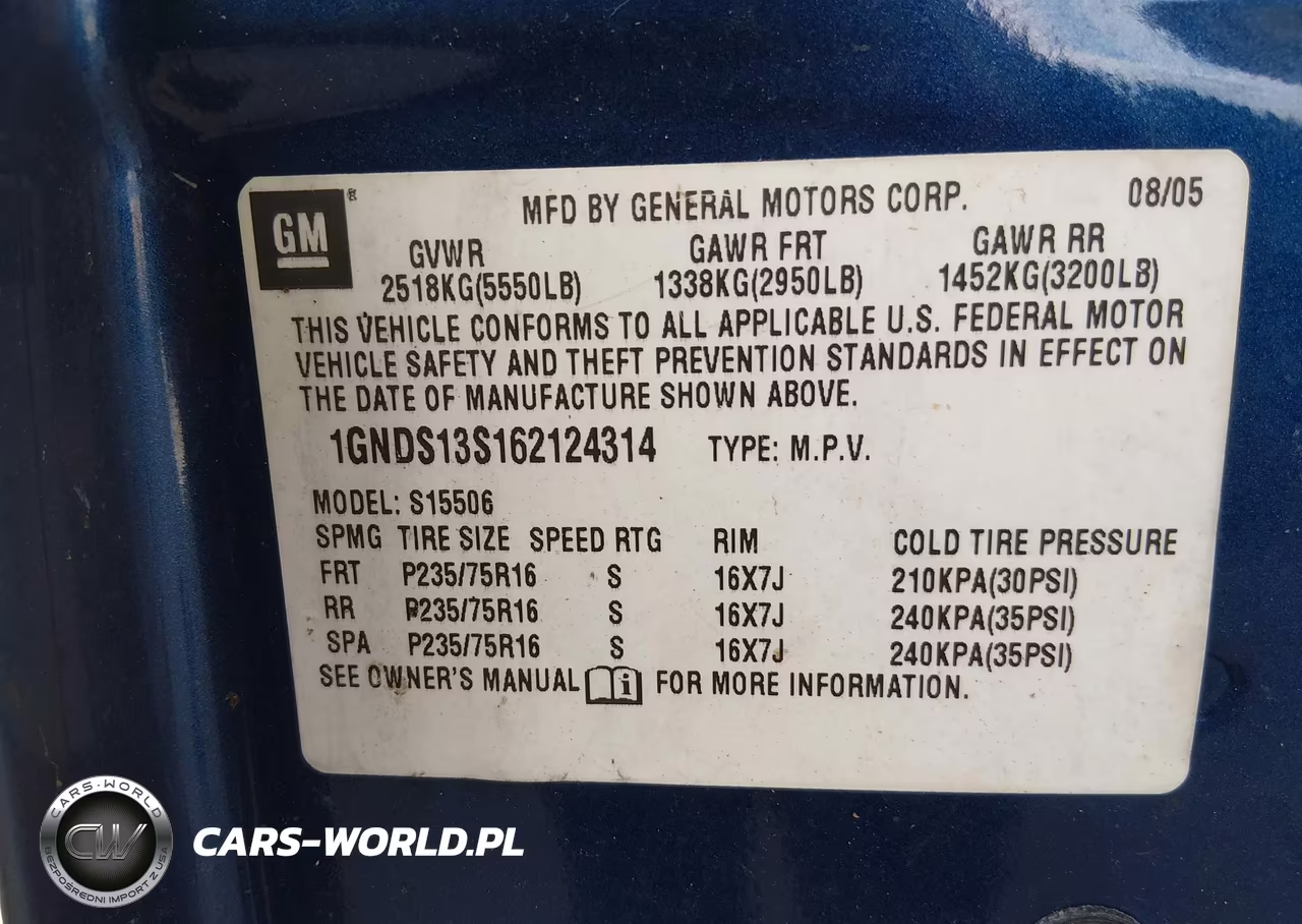 2006 Chevrolet Trailblazer Ls VIN:1GNDS13S162124314 - 9