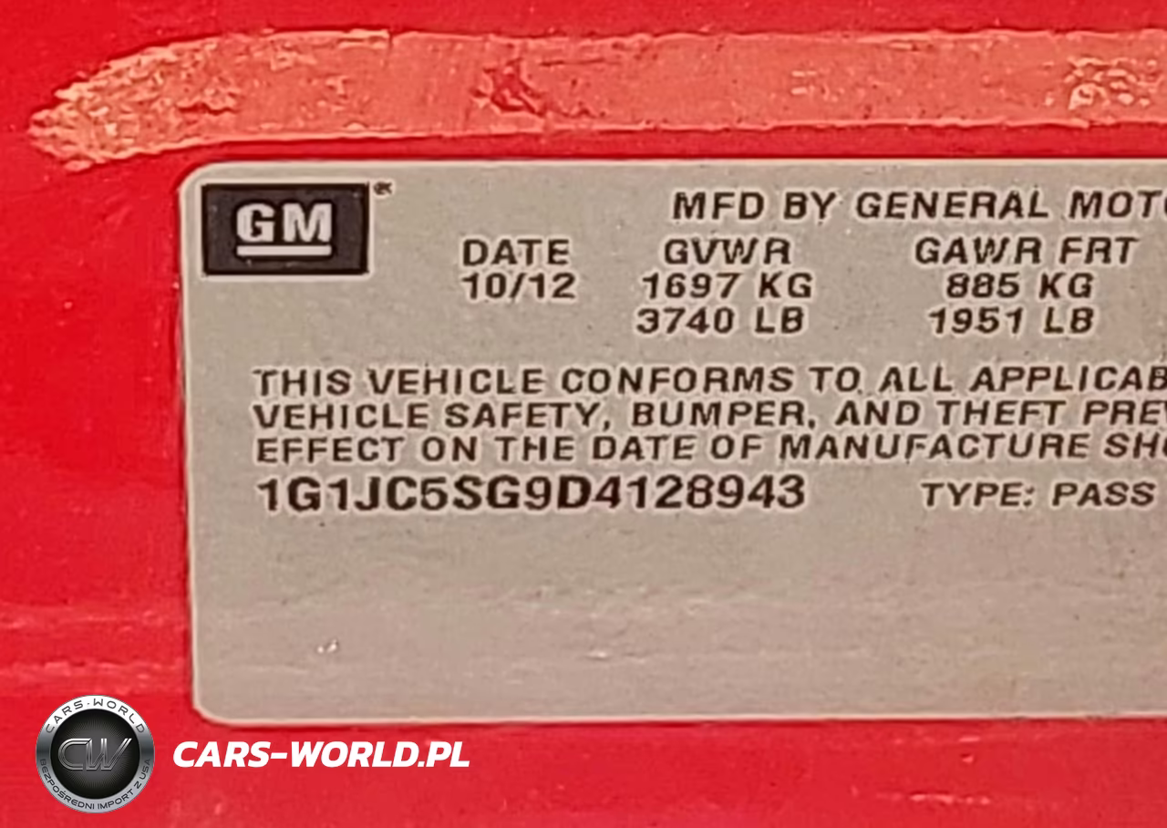 2013 Chevrolet Sonic Lt Auto VIN:1G1JC5SG9D4128943 - 9