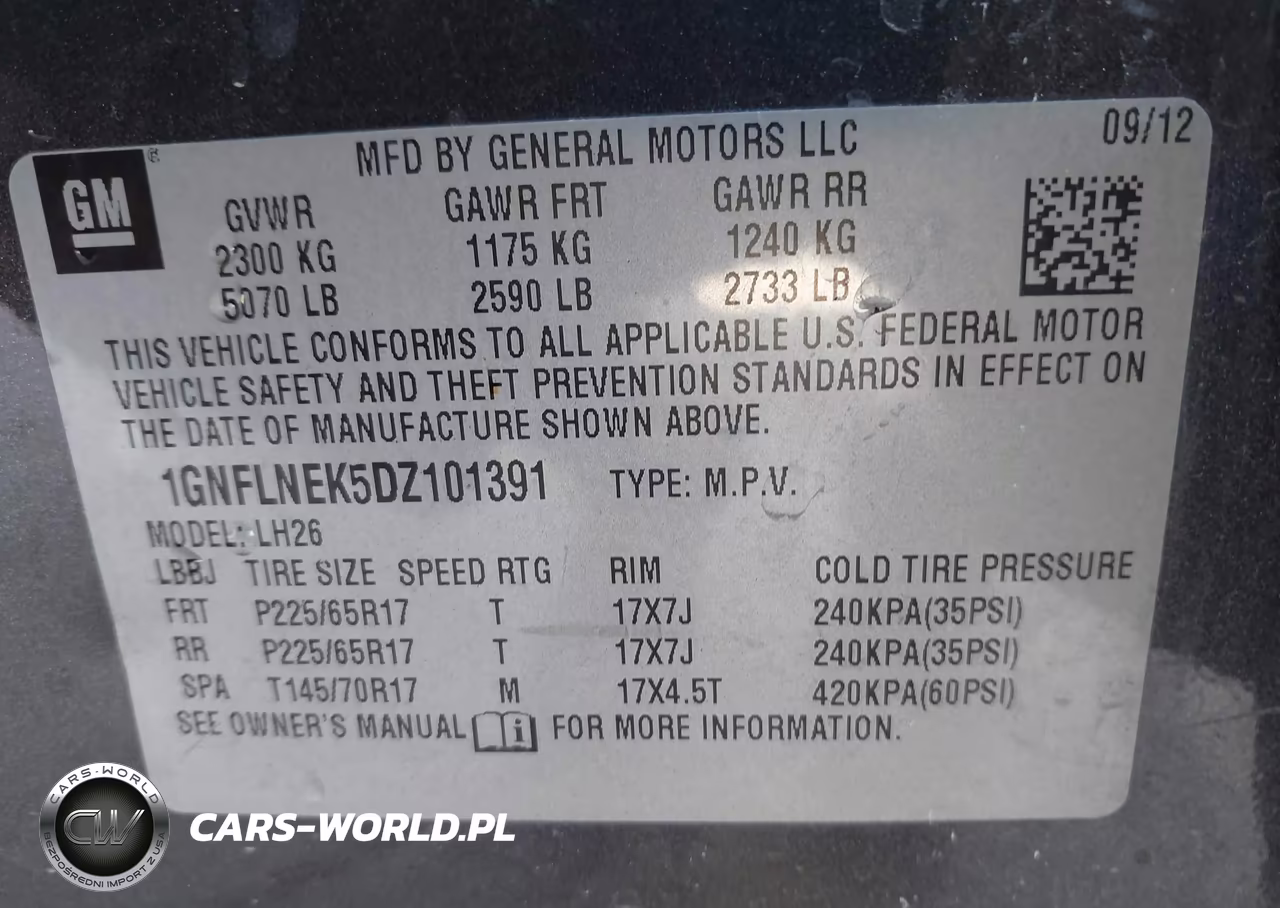 2013 Chevrolet Equinox 2Lt VIN:1GNFLNEK5DZ101391 - 9