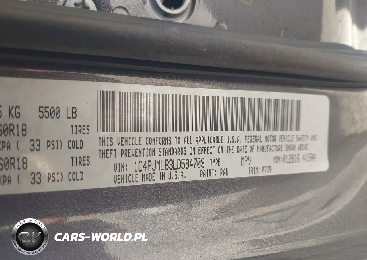 2020 Jeep Cherokee Altitude 4X4 VIN:1C4PJMLB3LD594709 - 9