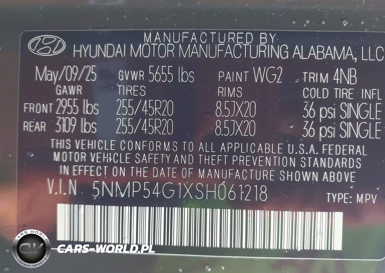 2025 Hyundai Santa Fe Hybrid Calligraphy VIN:5NMP54G1XSH061218 - 9