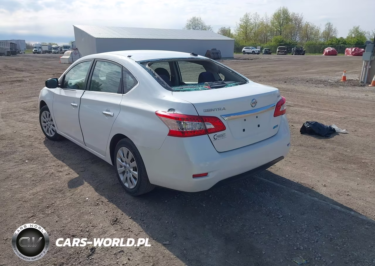2014 Nissan Sentra Sv VIN:3N1AB7AP6EL663508 - 3