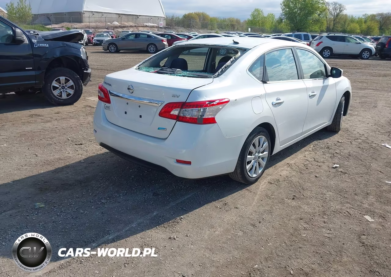 2014 Nissan Sentra Sv VIN:3N1AB7AP6EL663508 - 4