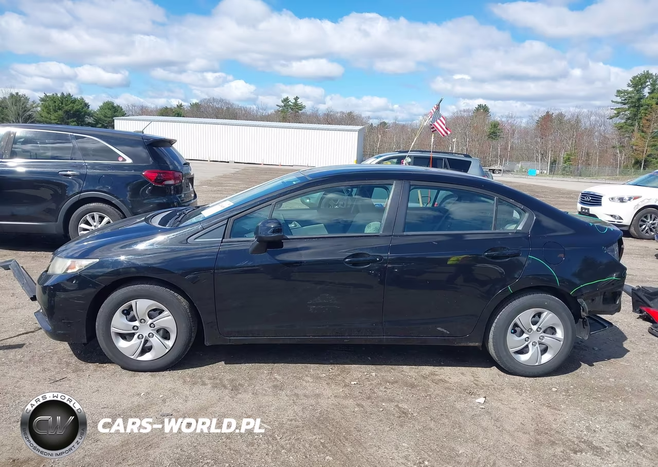 2013 Honda Civic Lx VIN:19XFB2F50DE240276 - 15