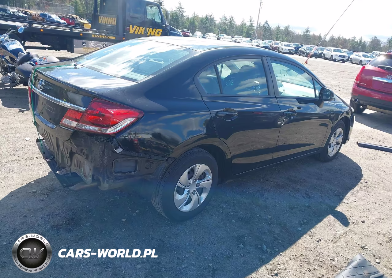 2013 Honda Civic Lx VIN:19XFB2F50DE240276 - 4