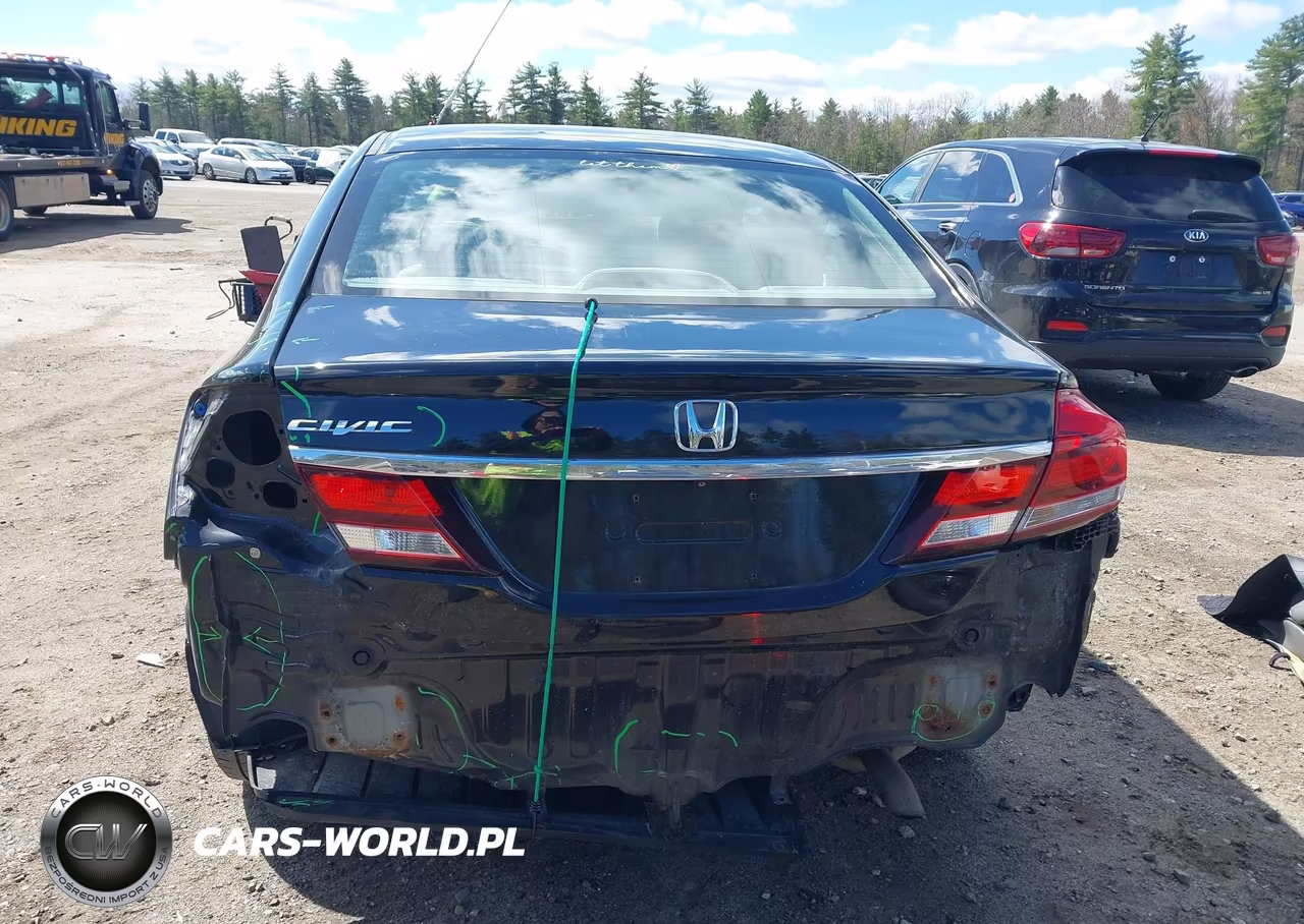 2013 Honda Civic Lx VIN:19XFB2F50DE240276 - 6