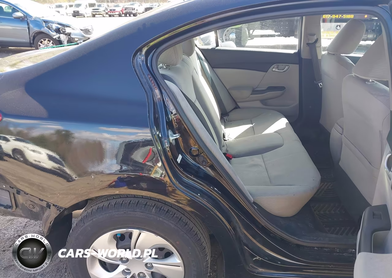 2013 Honda Civic Lx VIN:19XFB2F50DE240276 - 8