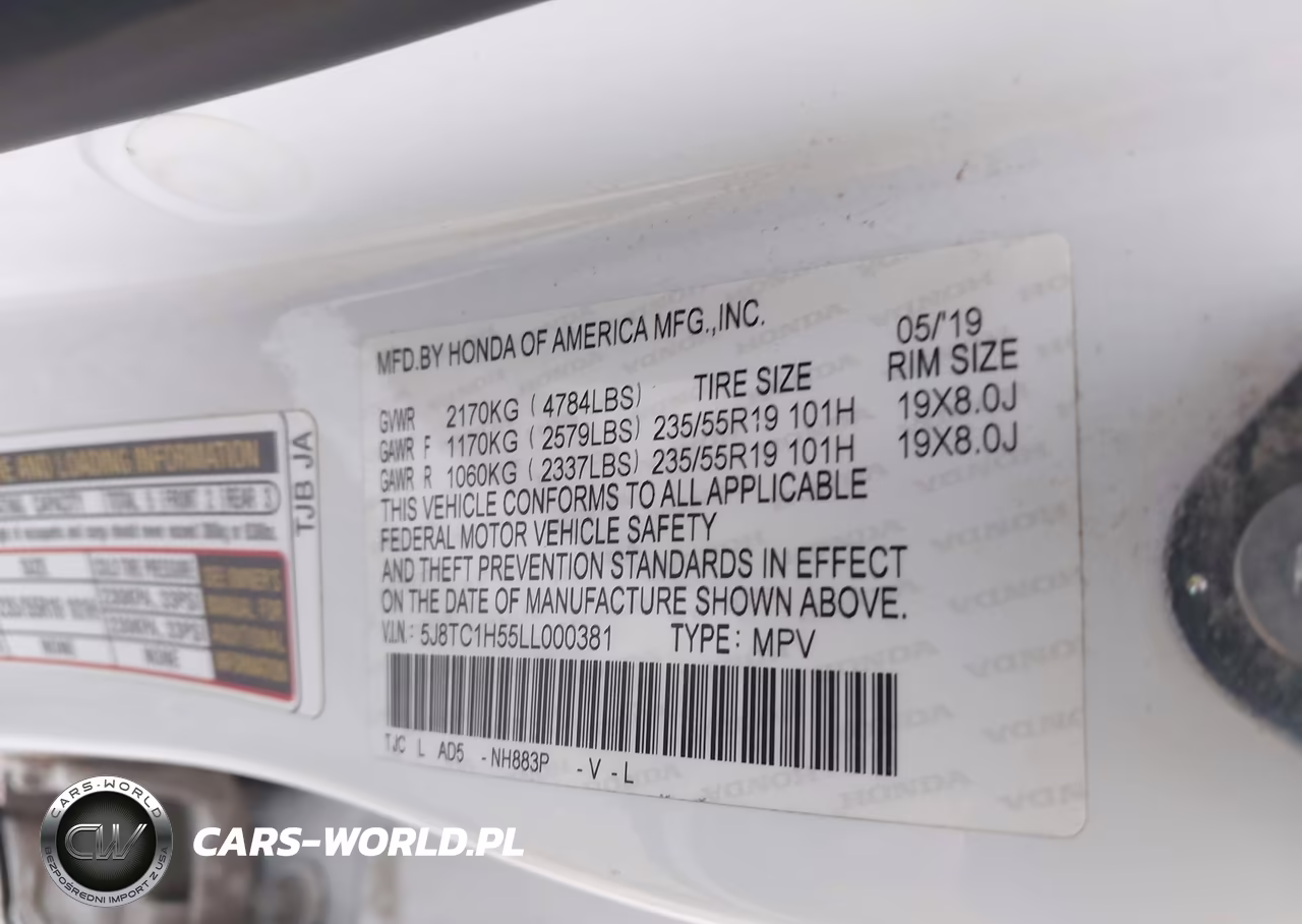 2020 Acura Rdx Technology Package VIN:5J8TC1H55LL000381 - 9