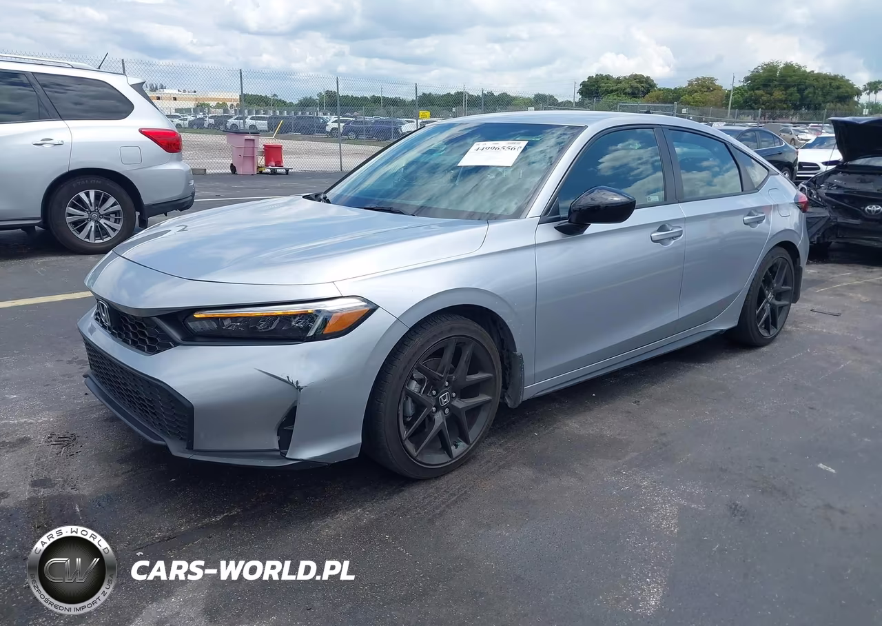 2025 Honda Civic Sedan Sport VIN:19XFL2H82SE031476 - 2