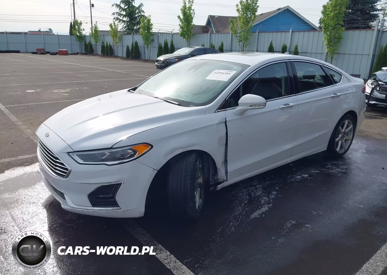 2019 Ford Fusion Sel VIN:3FA6P0CD7KR233709 - 2