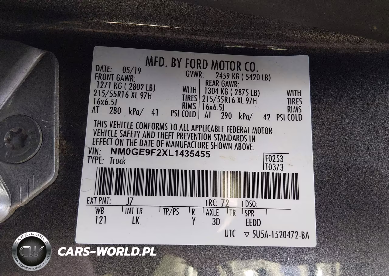 2020 Ford Transit Connect Xlt Passenger VIN:NM0GE9F2XL1435455 - 9