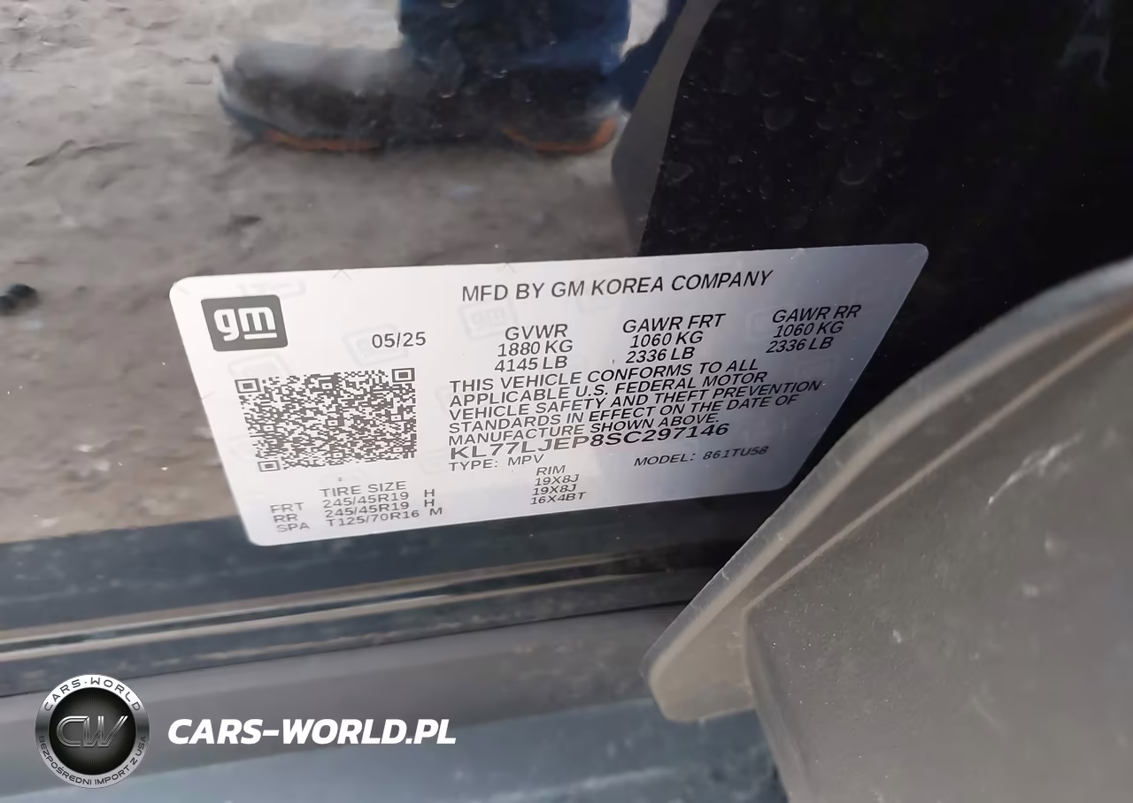 2025 Chevrolet Trax Fwd 2Rs VIN:KL77LJEP8SC297146 - 9