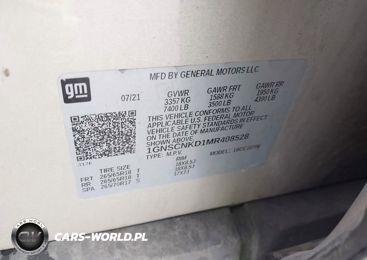 2021 Chevrolet Tahoe 2Wd Lt VIN:1GNSCNKD1MR408528 - 9
