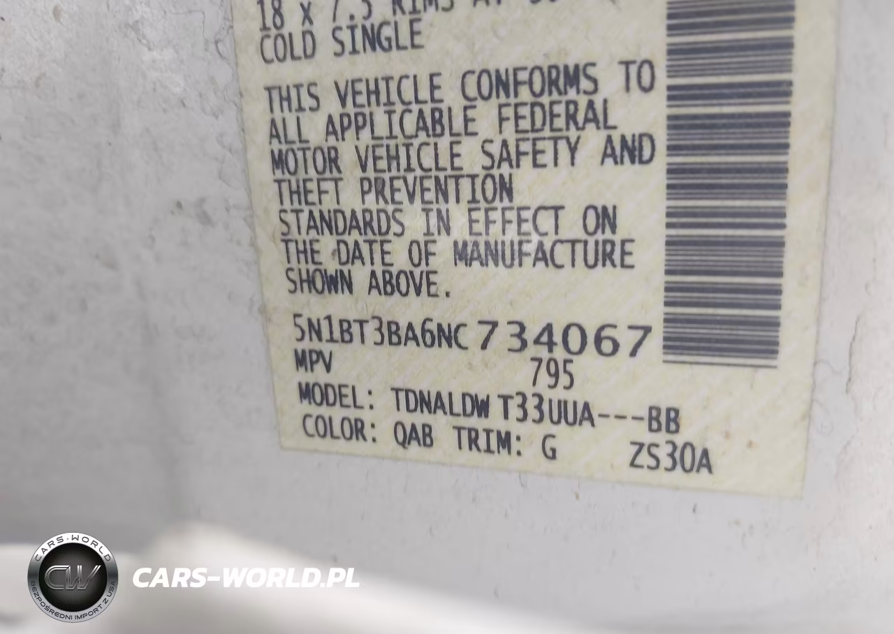 2022 Nissan Rogue Sv Fwd VIN:5N1BT3BA6NC734067 - 9