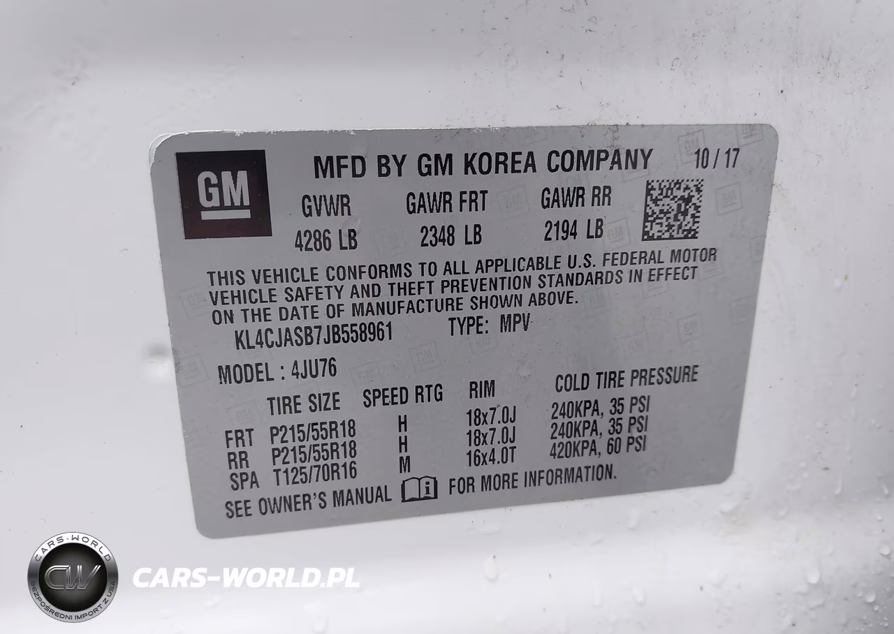 2018 Buick Encore Preferred VIN:KL4CJASB7JB558961 - 9