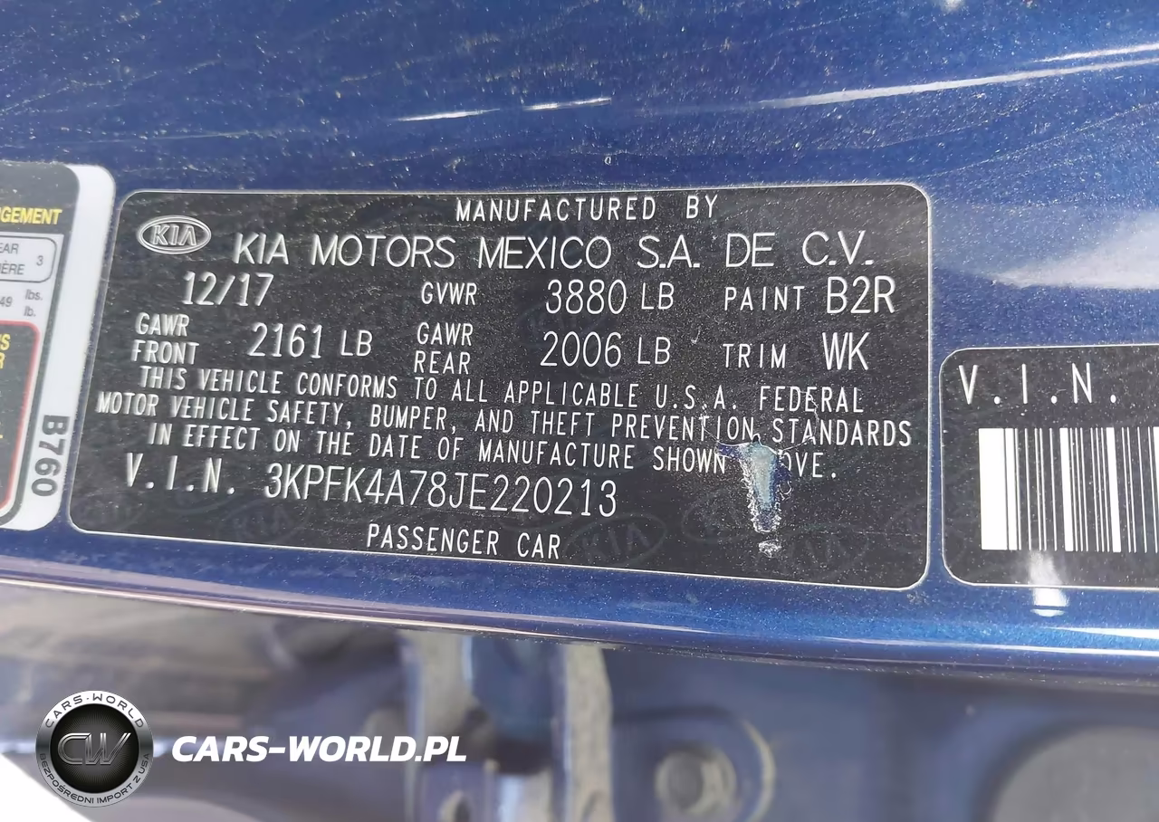2018 Kia Forte Lx VIN:3KPFK4A78JE220213 - 9