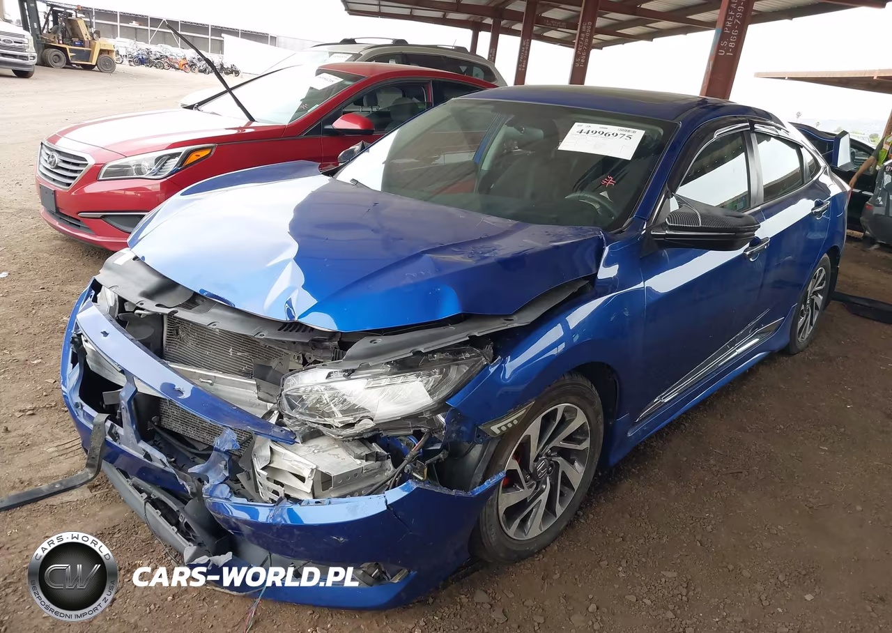 2018 Honda Civic Ex VIN:2HGFC2F75JH592642 - 2