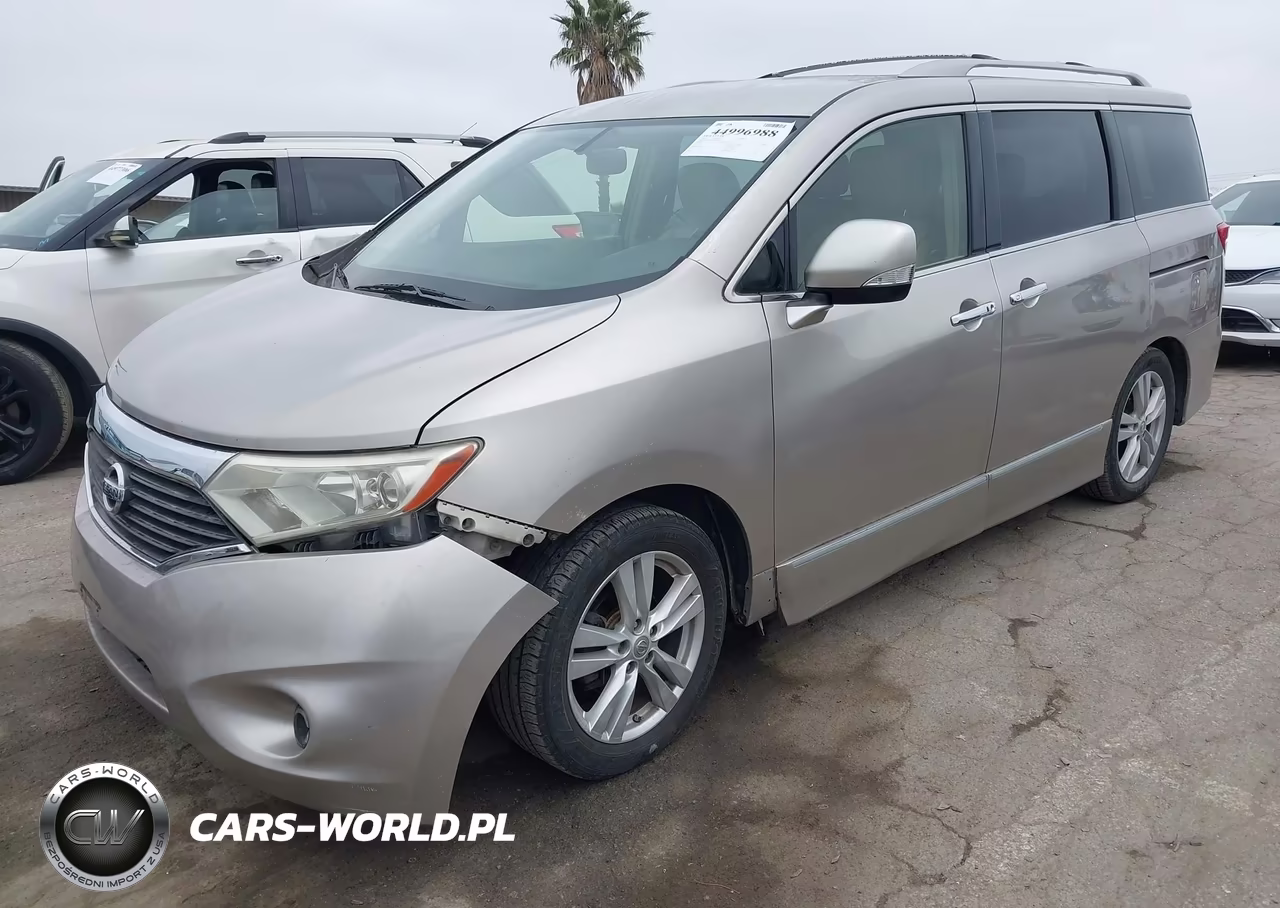 2012 Nissan Quest Sl VIN:JN8AE2KP4C9043823 - 2
