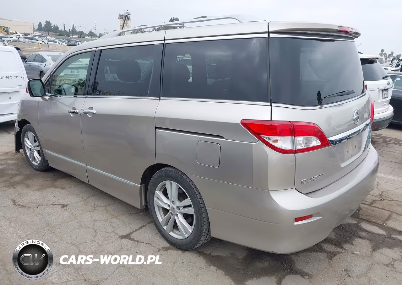 2012 Nissan Quest Sl VIN:JN8AE2KP4C9043823 - 3