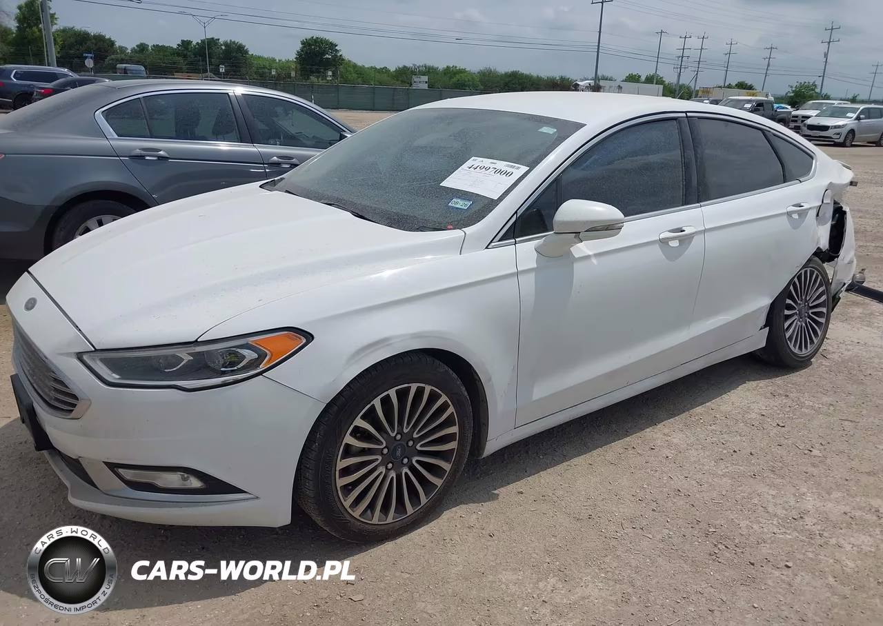 2017 Ford Fusion Titanium VIN:3FA6P0K96HR163075 - 2