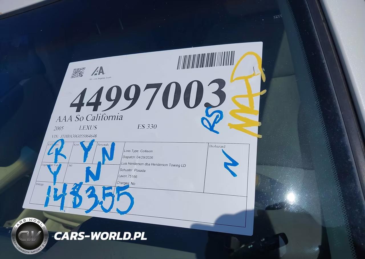 2005 Lexus Es 330 VIN:JTHBA30G055064648 - 12