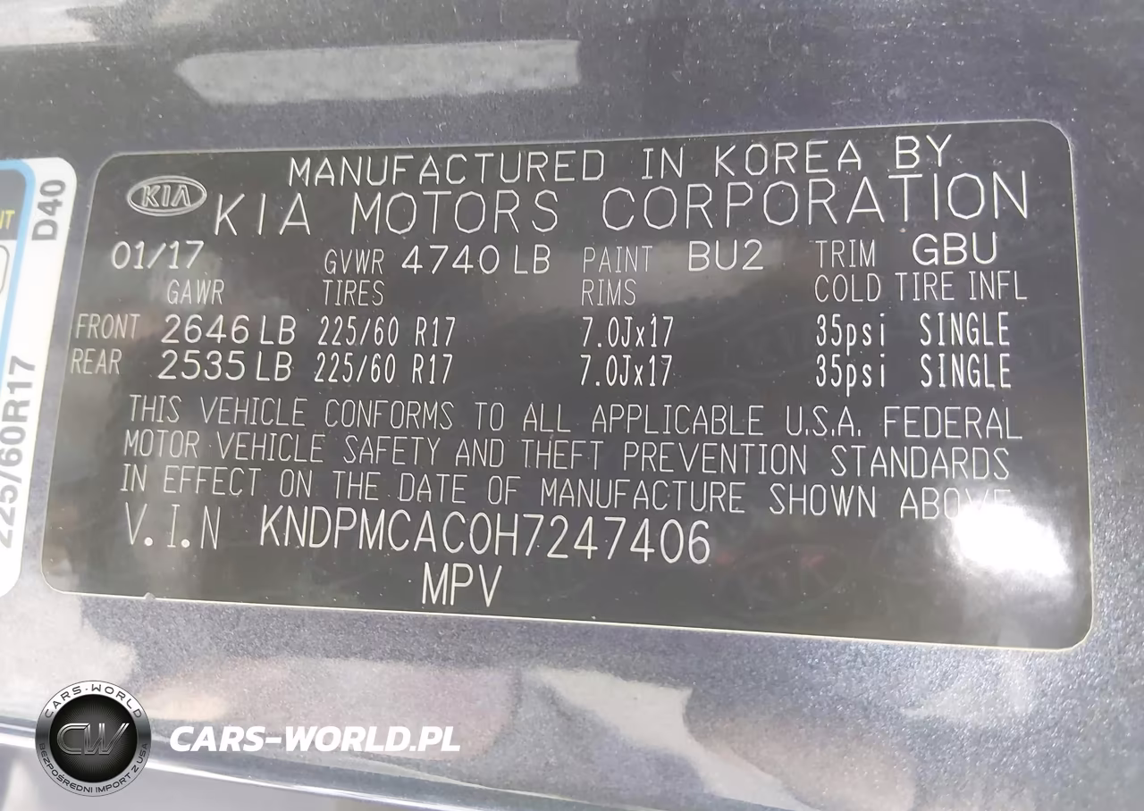 2017 Kia Sportage Lx VIN:KNDPMCAC0H7247406 - 9