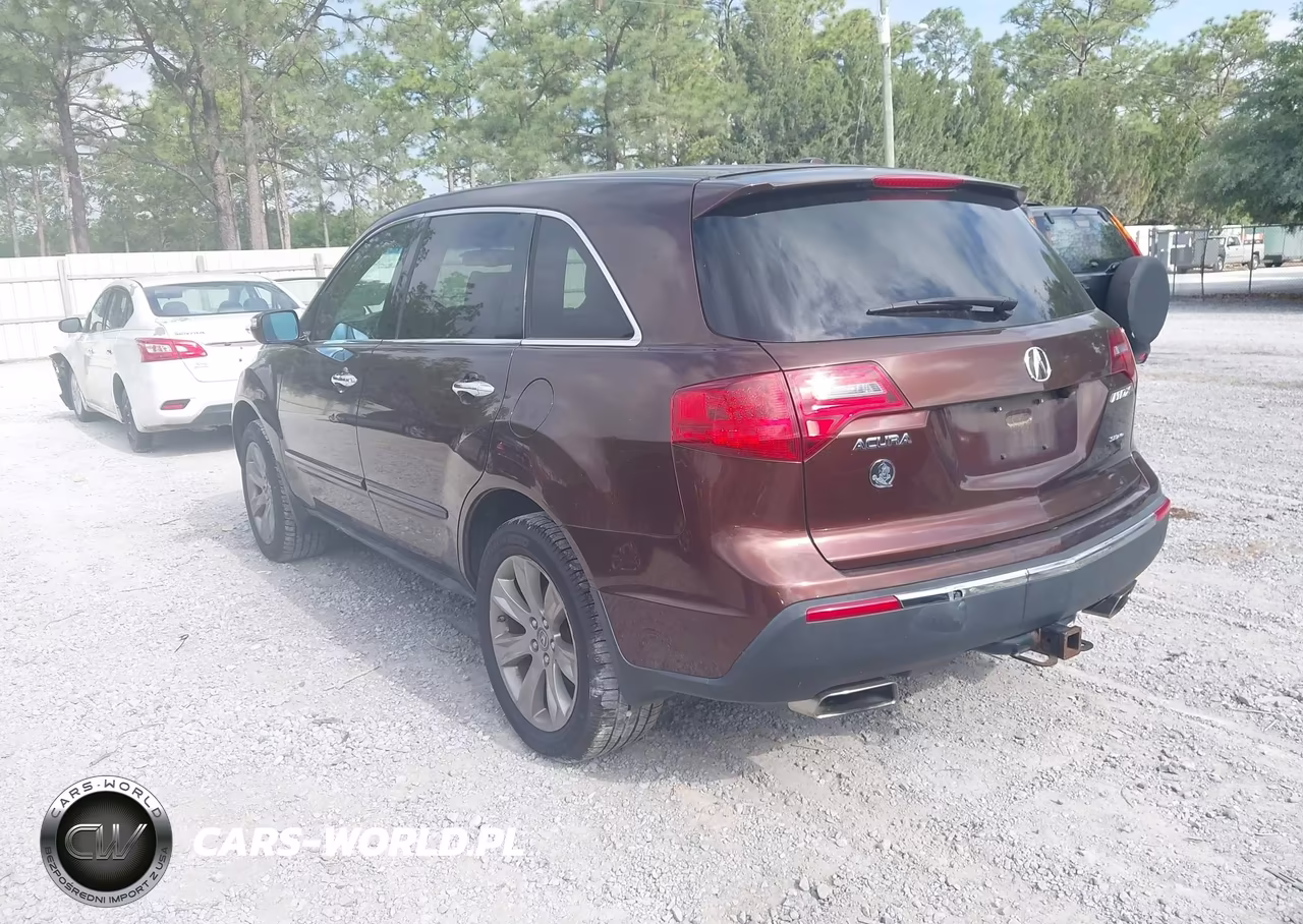 2011 Acura Mdx Advance VIN:2HNYD2H54BH538194 - 3