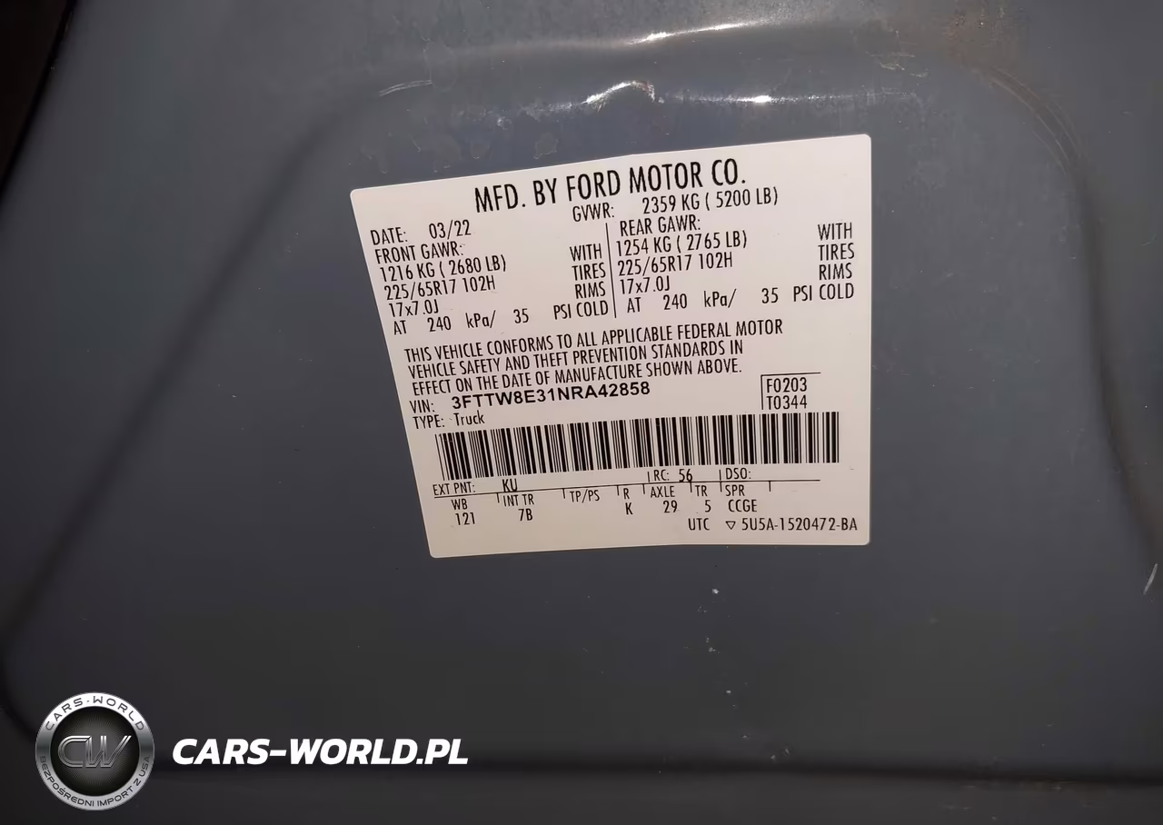 2022 Ford Maverick Xlt VIN:3FTTW8E31NRA42858 - 9