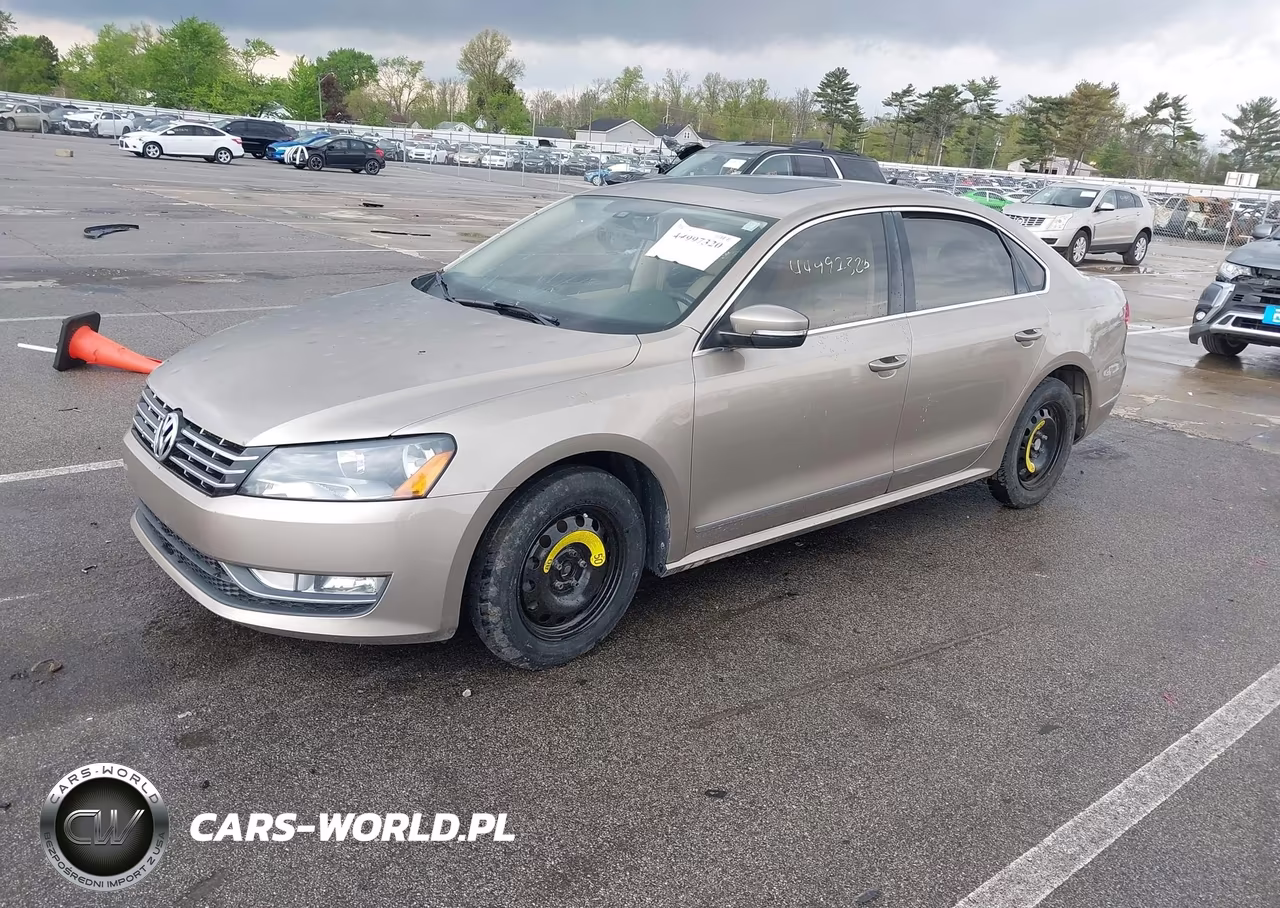 2015 Volkswagen Passat 2.0L Tdi Se VIN:1VWBV7A35FC039313 - 2