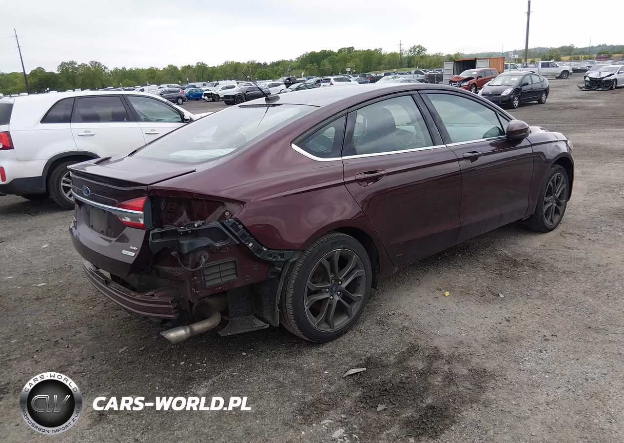 2018 Ford Fusion Se VIN:3FA6P0HD3JR183334 - 4