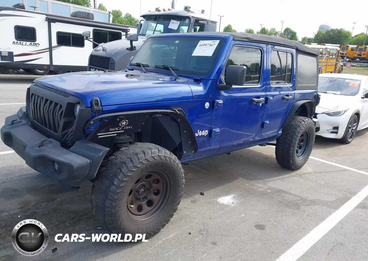 2019 Jeep Wrangler Unlimited Sport S 4X4 VIN:1C4HJXDG6KW535205 - 2