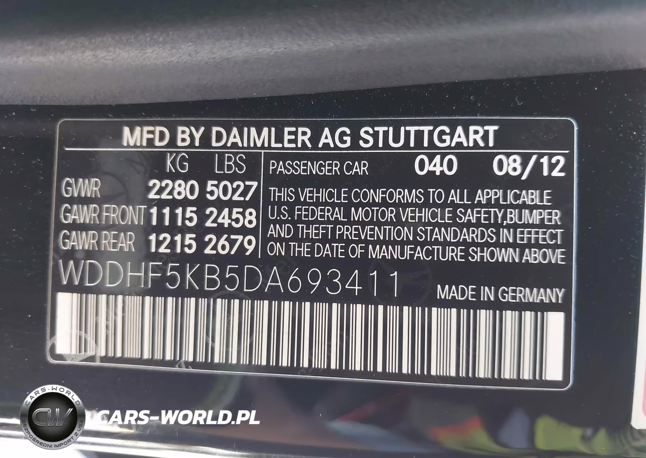 2013 Mercedes-Benz E 350 VIN:WDDHF5KB5DA693411 - 9