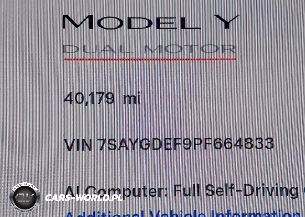 2023 Tesla Model Y Performance Dual Motor All-Wheel Drive VIN:7SAYGDEF9PF664833 - 15